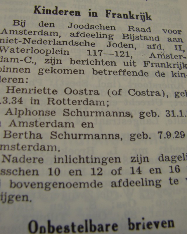 Berichten over kinderen uit Frankrijk